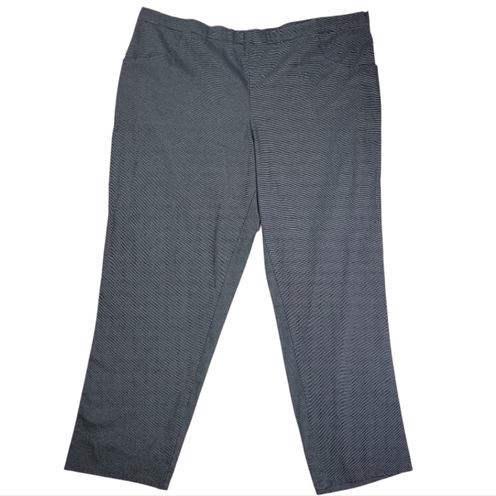 Just My Size Womens Casual Gray  Dress Pants Size 3X 22W‎ 24W